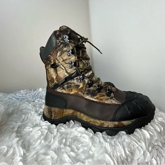 Red Wing Irish Setter Thinsulate Camo Leather Ankle Boots Men's 10 - Picture 3 of 12